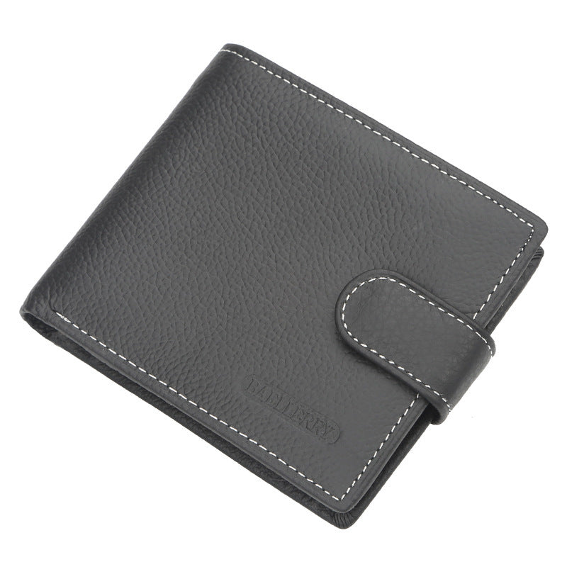 Men Wallet Short Retro Buckle Multifunctional GO Buy