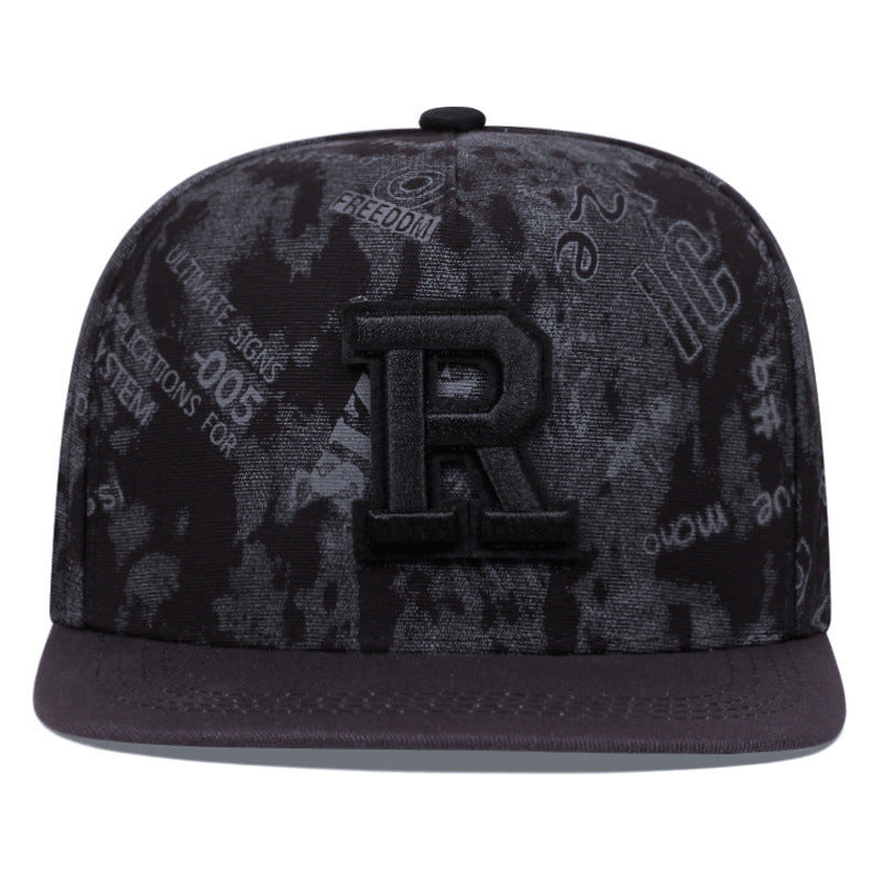 European And American R Letter Embroidery Fashion Street Hip Hop Hat Gobuy Fashion