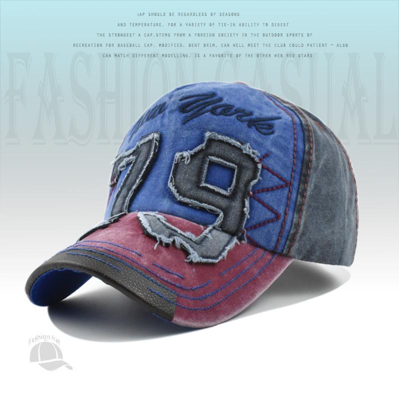 Men's Washed Letter Embroidery Baseball Cap Gobuy Fashion