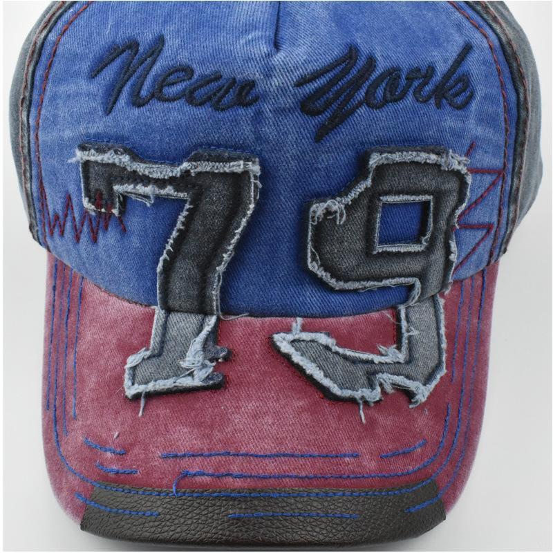 Men's Washed Letter Embroidery Baseball Cap Gobuy Fashion