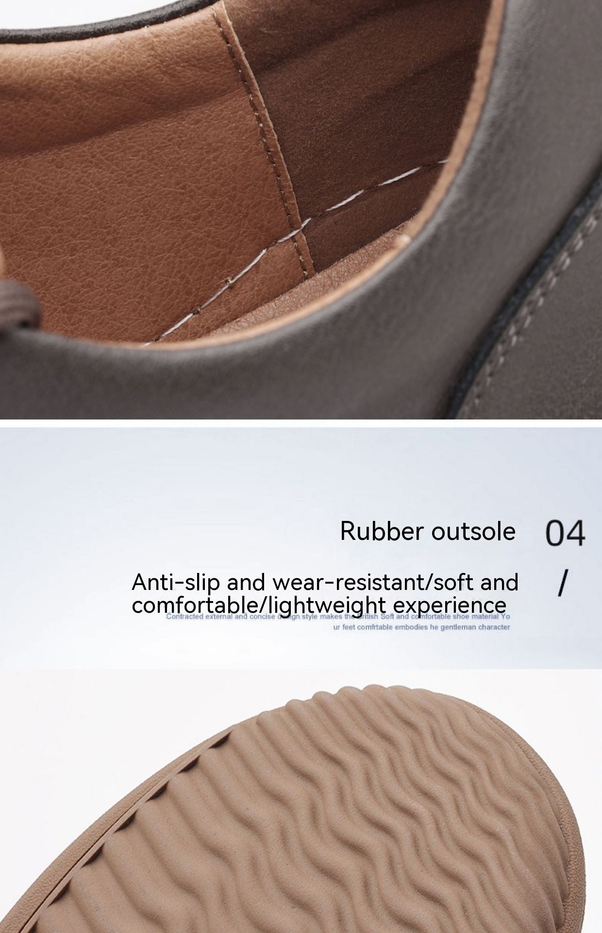 Autumn New Men's Leather Breathable Soft Sole Sneakers GO Buy