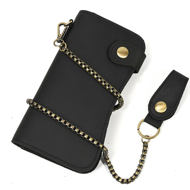 Men's Crazy Horse Leather Wallet GO Buy
