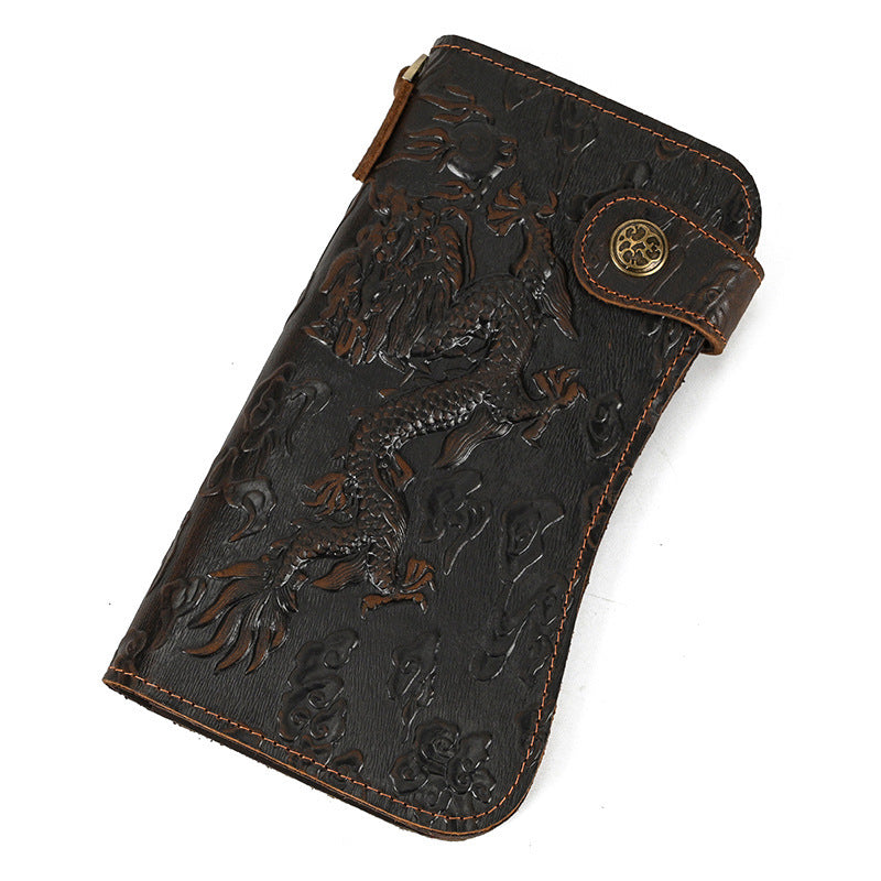 Men's Crazy Horse Leather Wallet GO Buy