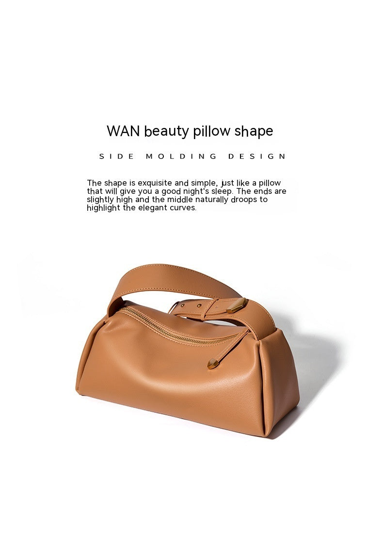 Women's High-grade Cowhide Baguette Underarm Bag GO Buy