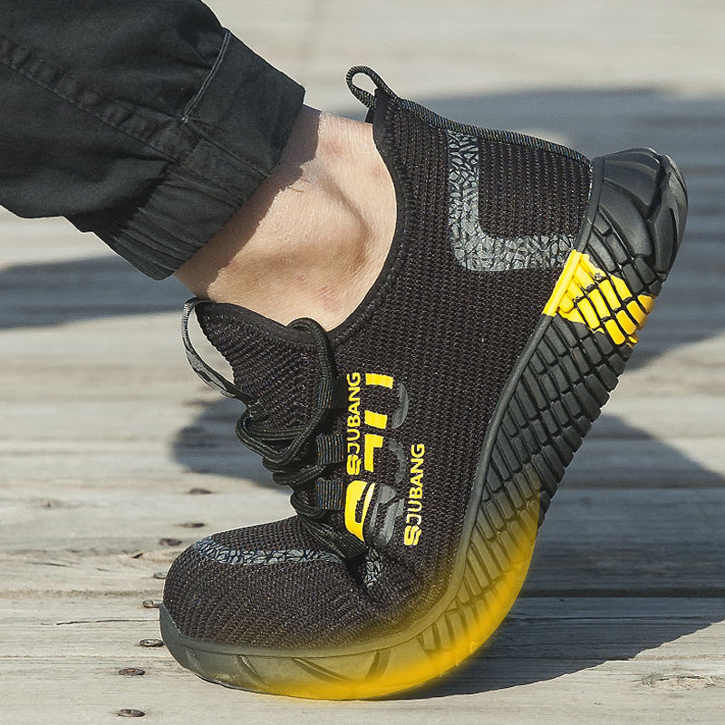 Fly textured labor shoes men GO Buy