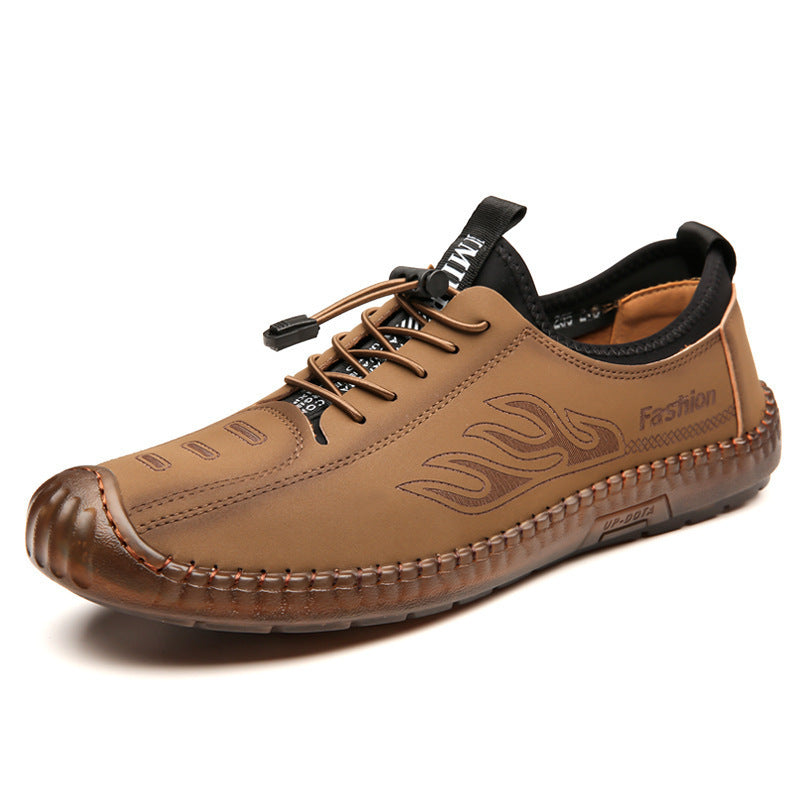 Men's Fashion Casual Soft Bottom Leather Shoes GO Buy