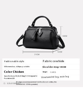 Leather Large Capacity Shoulder Crossbody Bag GO Buy