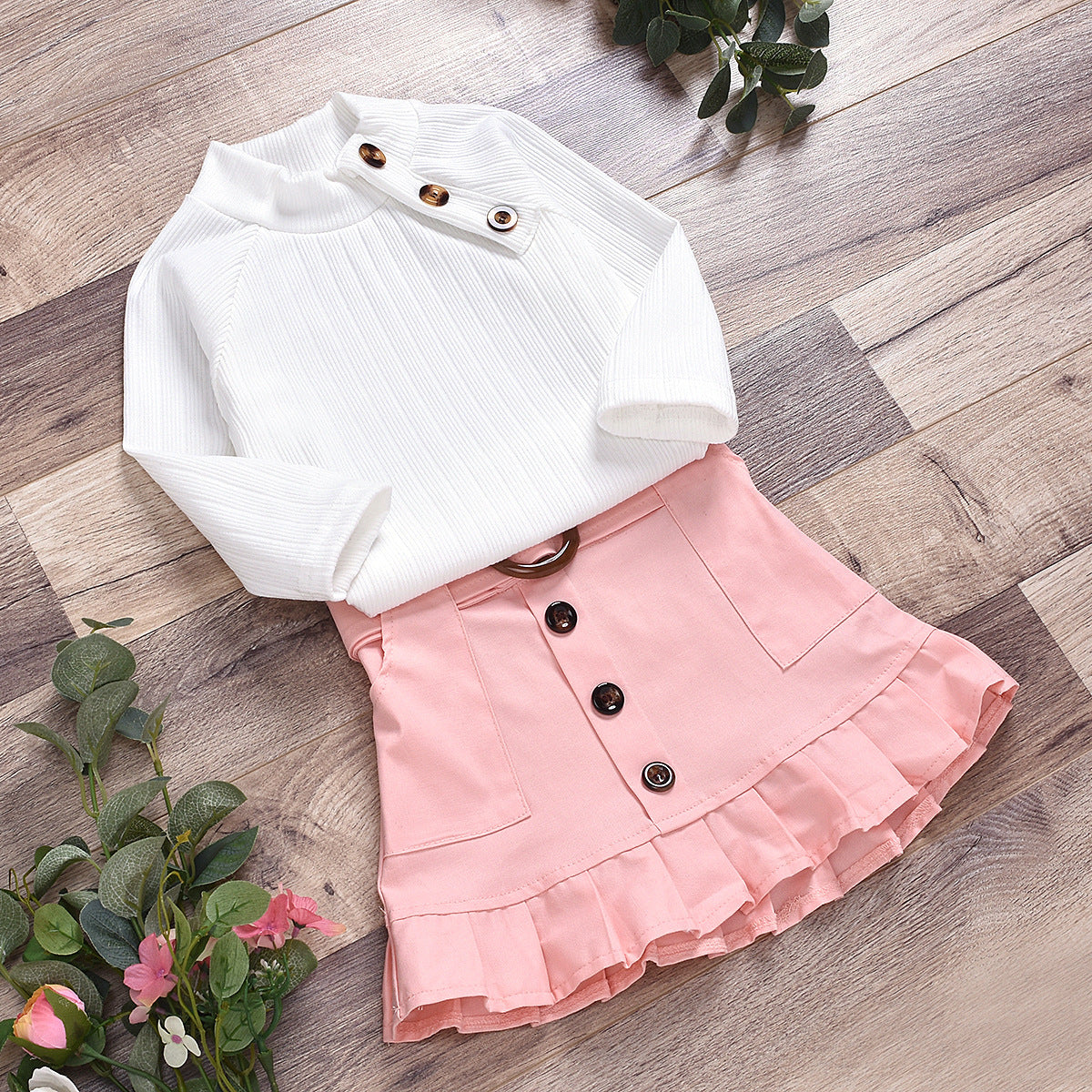 Pure cotton pit strip children's suit GO buy