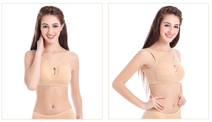 Cotton Anti-expansion Anti-Sag Gathering Adjustment Sports Bra GO buy