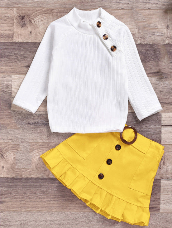Pure cotton pit strip children's suit GO buy
