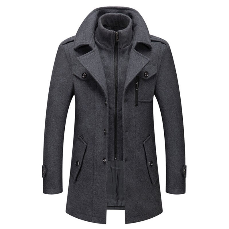 Cold-resistant Plus Cotton Woolen Men's Jacket GO Buy