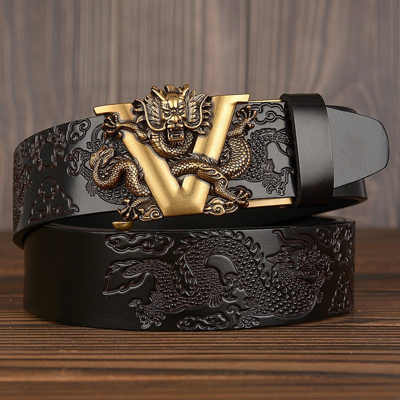 Men's leather belt GO Buy