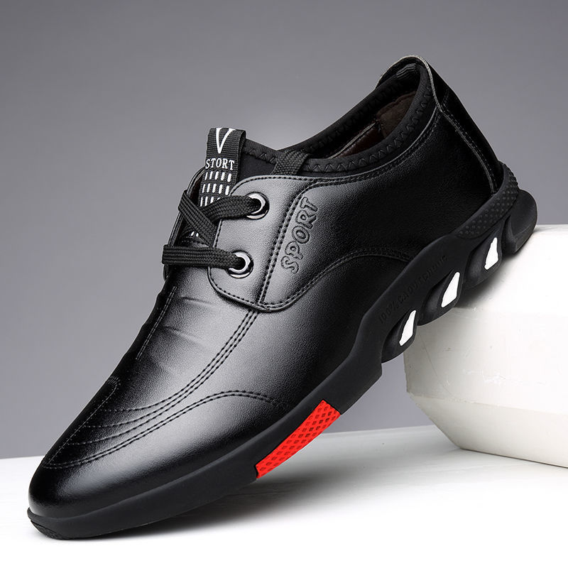 Leather Shoes Mens Leather Spring New Mens Business GO Buy