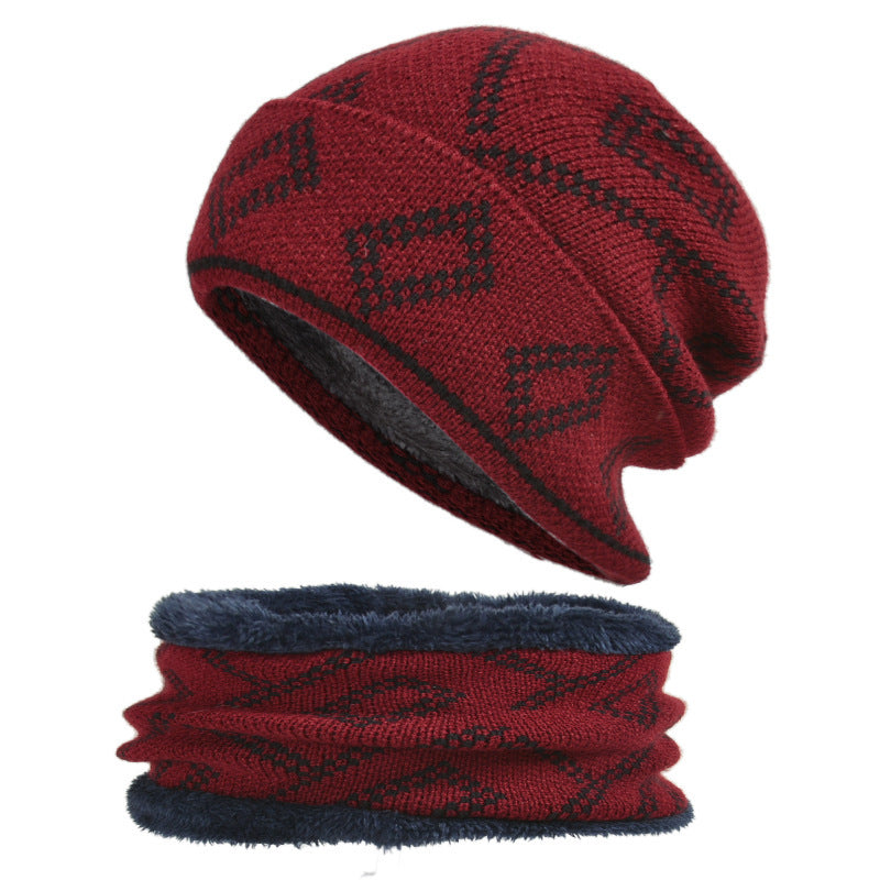 Hedging Hat With Thick Square Pattern To Keep Warm GO Buy