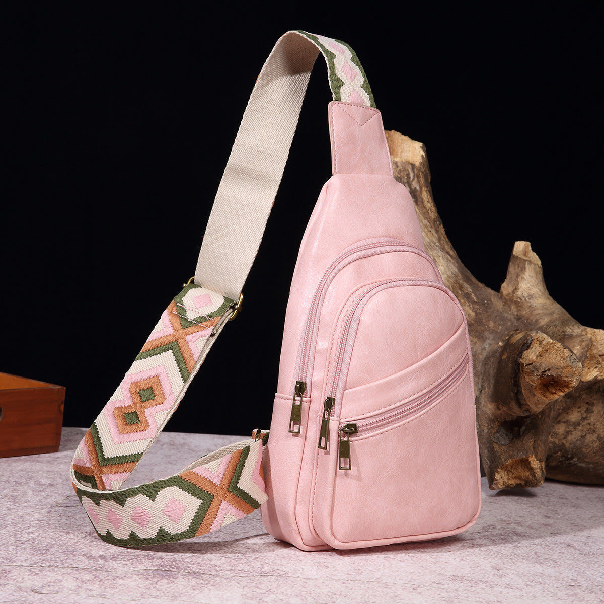 European And American Retro Casual Solid Color Women's Cross-body Bag GO Buy