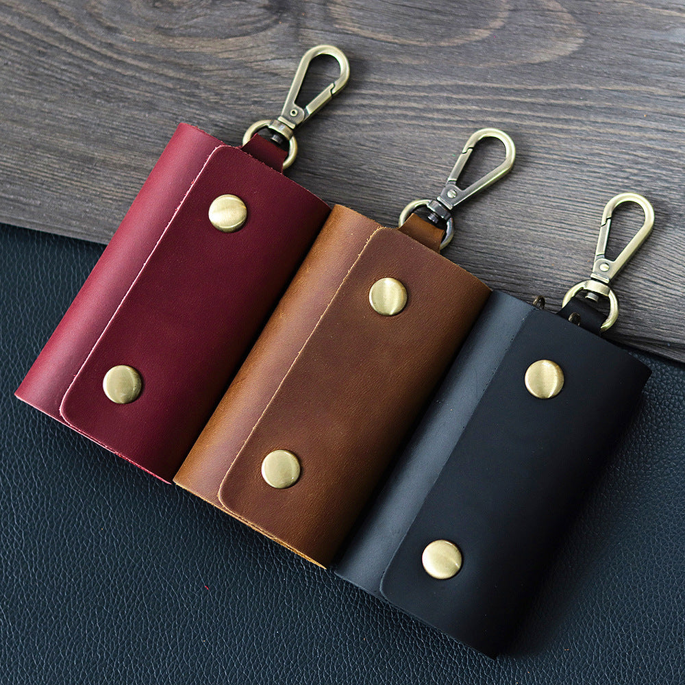 Men Wallet Leather Key Bag Multifunctional Keychain GO Buy