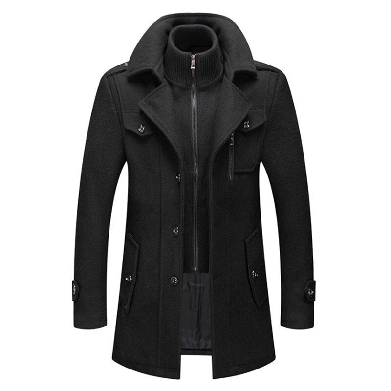 Cold-resistant Plus Cotton Woolen Men's Jacket GO Buy