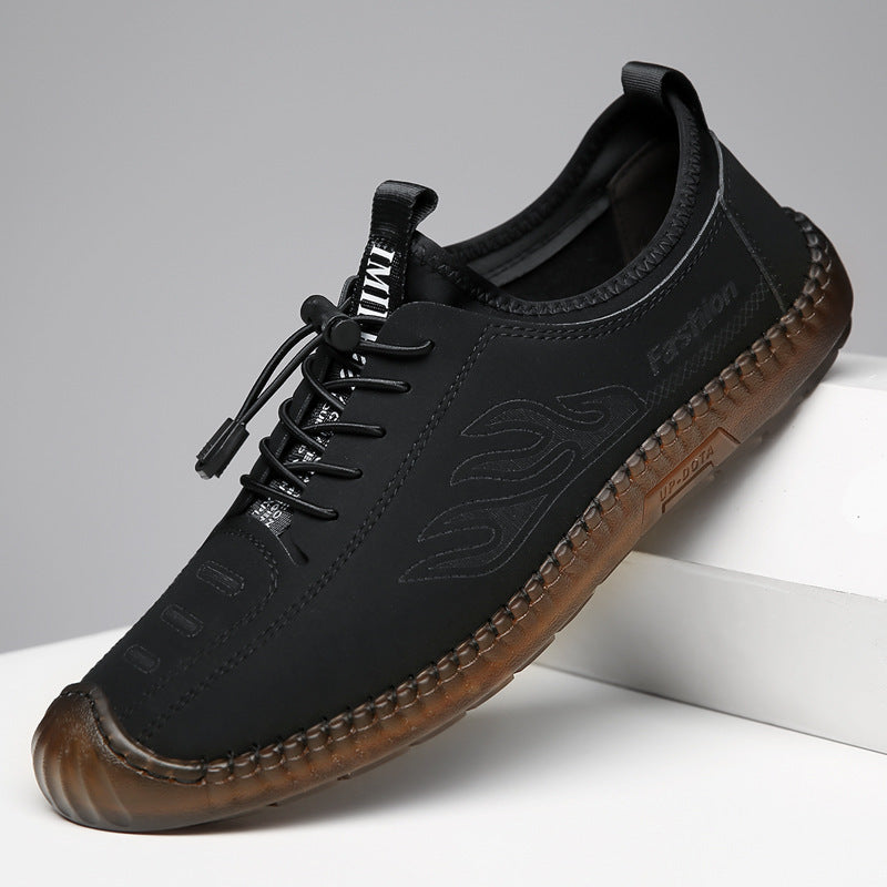 Men's Fashion Casual Soft Bottom Leather Shoes GO Buy