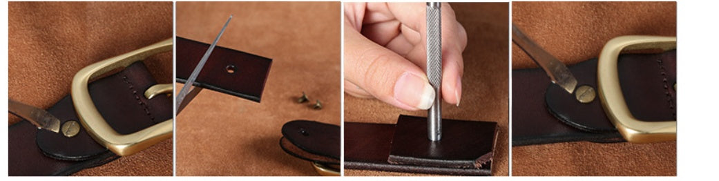 Men's leather belt GO Buy