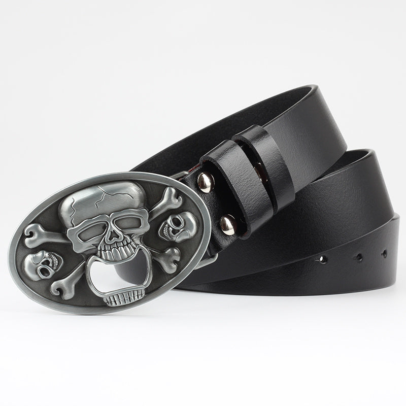 Men's Casual Skull Decorative Belt GO Buy