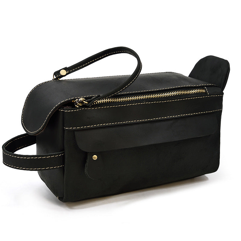 Leather Wash Bag Large Capacity Women's Storage Bag GO Buy