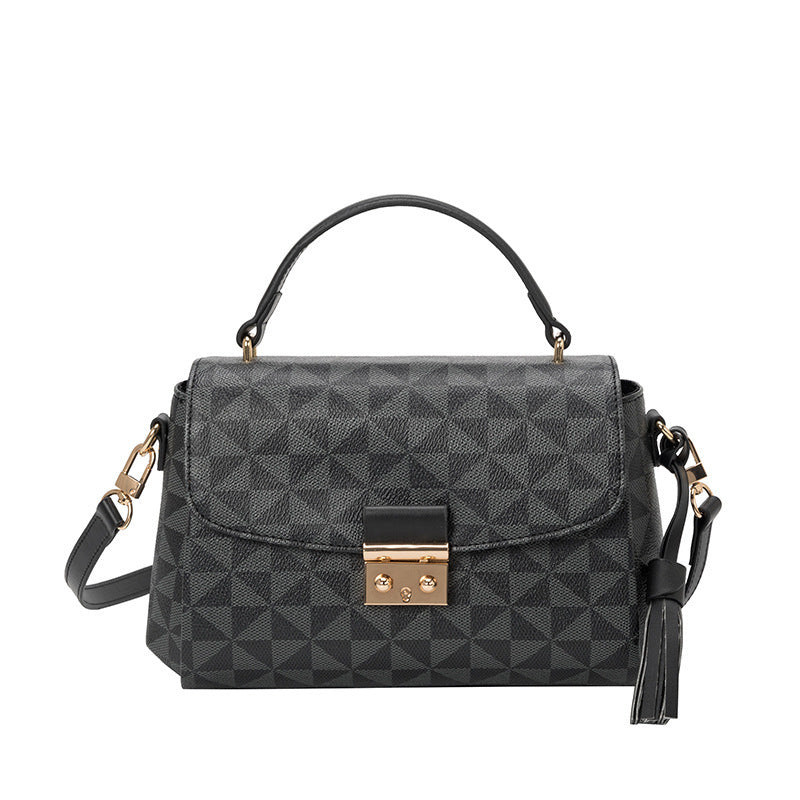 Lock Messenger Bag Simple Versatile One Shoulder Diagonal GO Buy