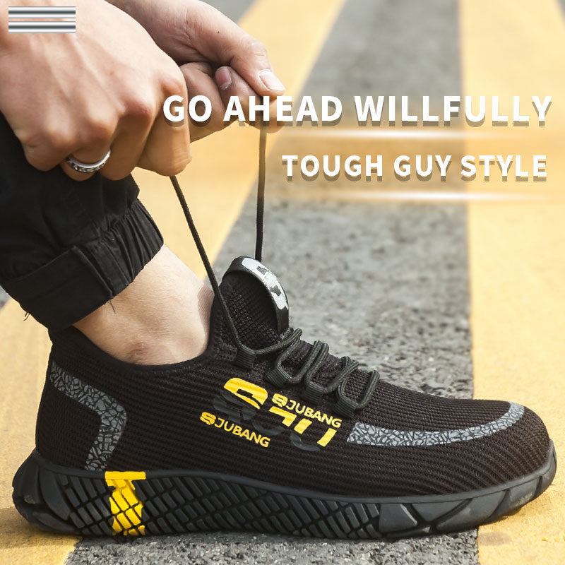 Fly textured labor shoes men GO Buy