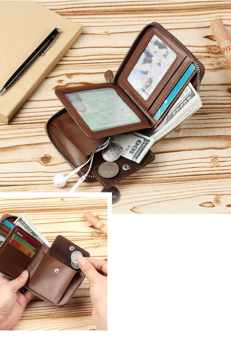 Retro Men's Horizontal Multifunctional Card Holder GO Buy
