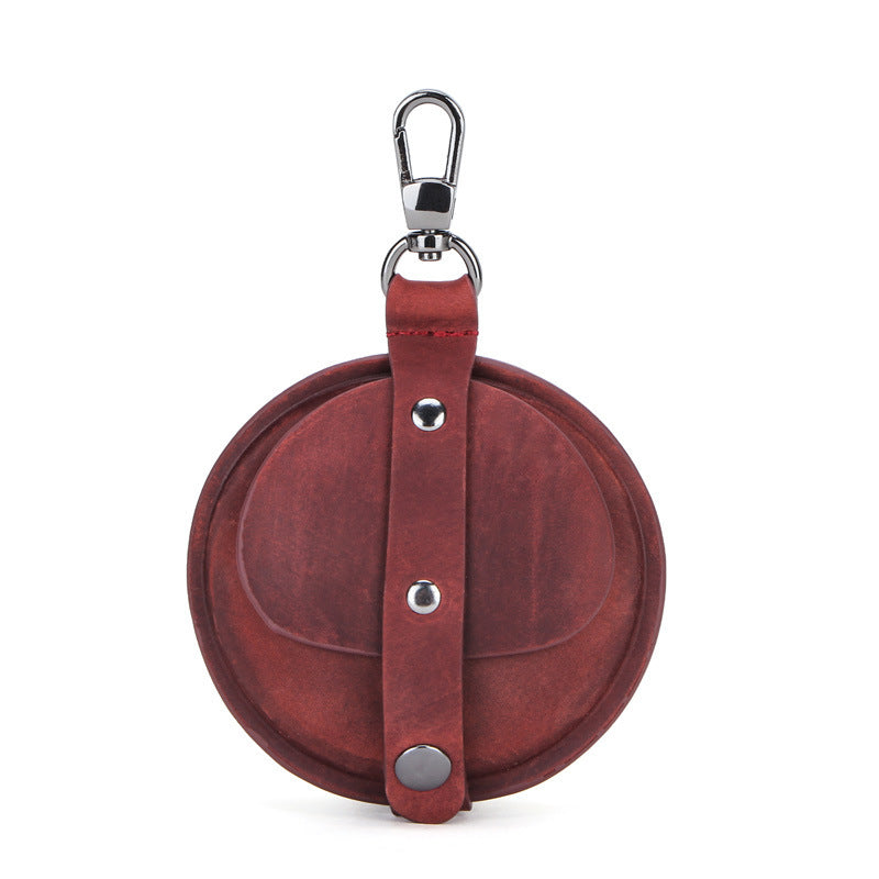 Retro Crazy Horse Cowhide Multifunctional Coin Purse GO Buy