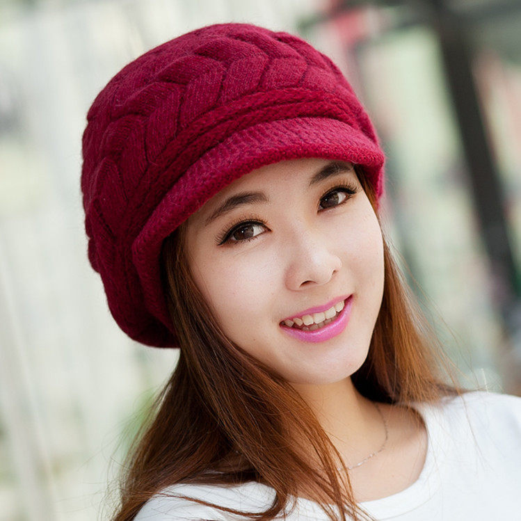 Rabbit Fur Hat Trendy Winter Thick Warm Korean Style GO buy