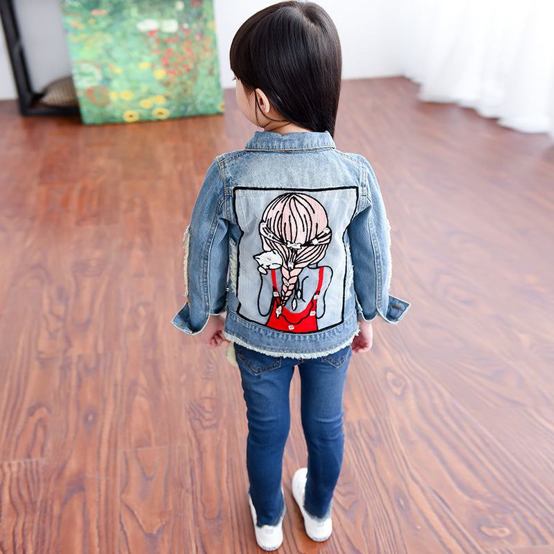 Coat Long-sleeved Korean Style Middle-aged Baby Cardigan GO buy