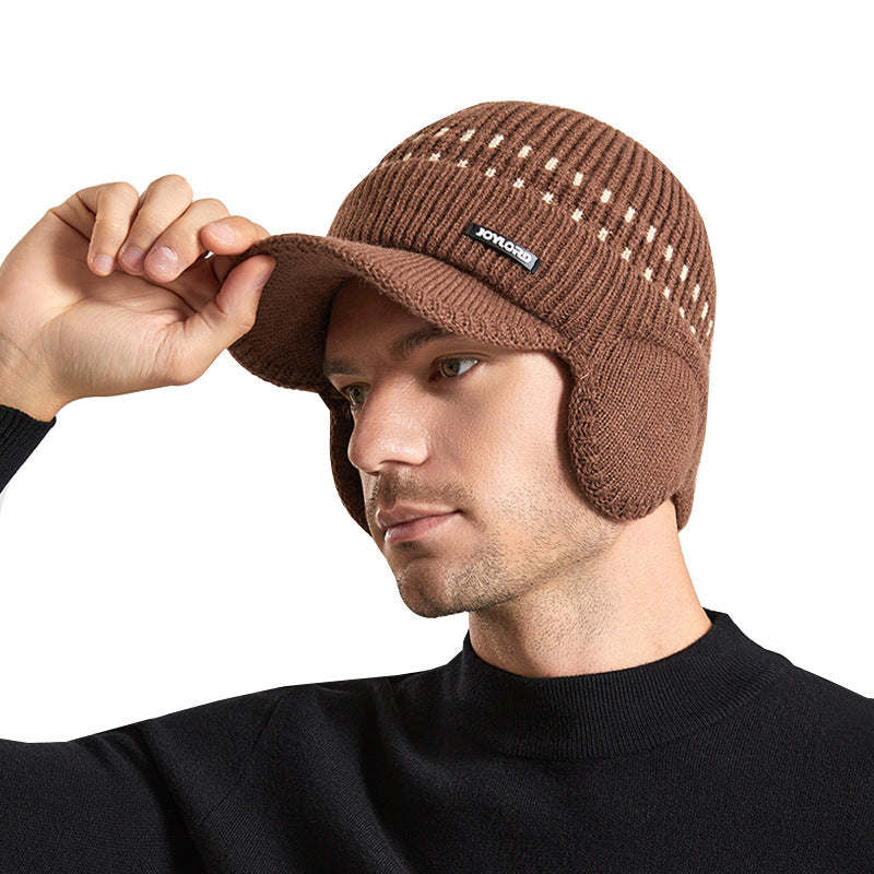 Fleece-lined Men's Sleeve Cap Ear Protection Baseball GO buy