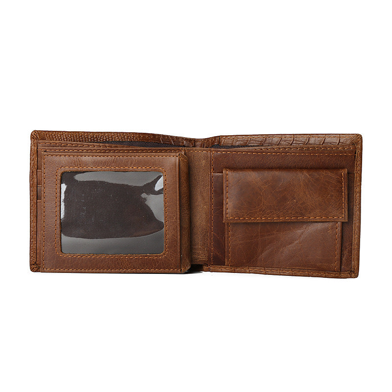 Vintage Genuine Leather Men's Coin Purse GO Buy