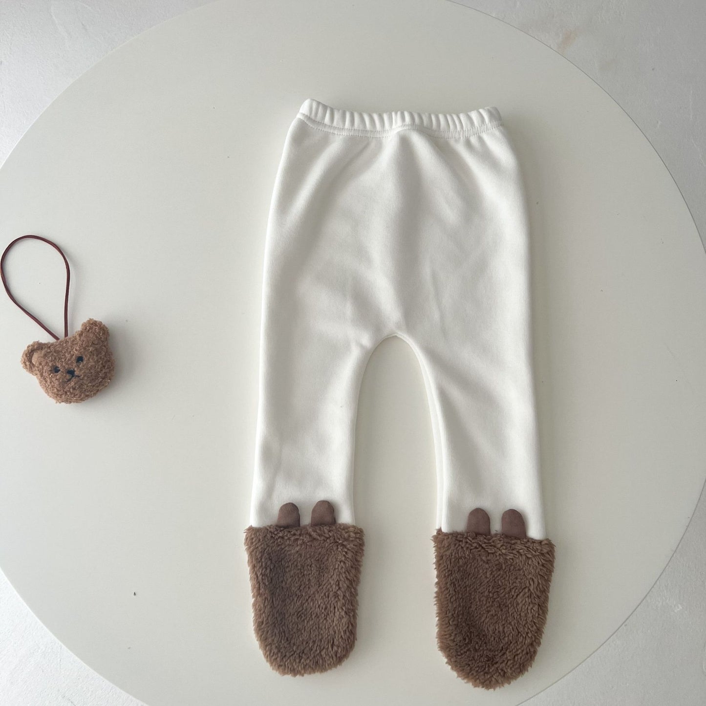 Ins Baby Hooded Bear Plush Romper For Warmth GO buy