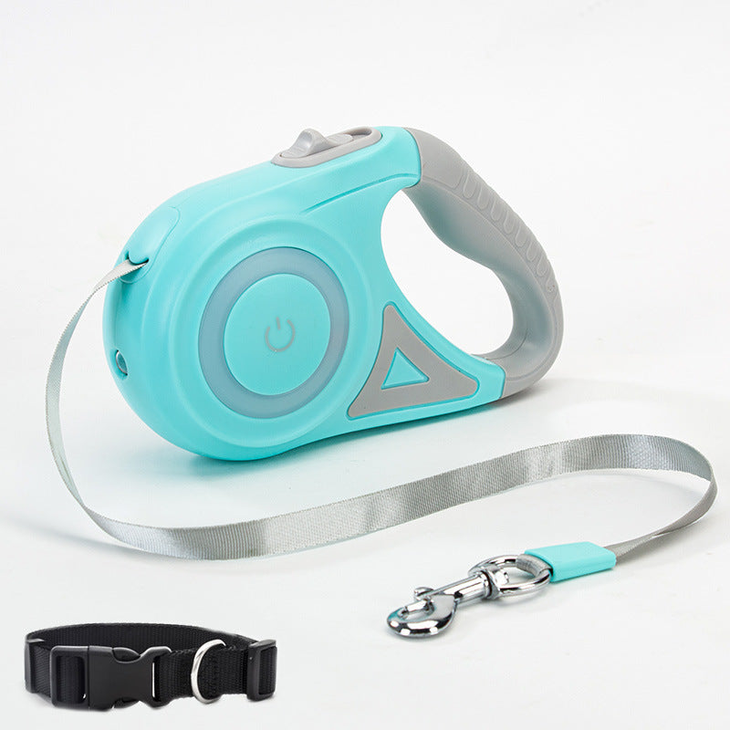 Dog Leash Retractable Leash And Dog Collar Spotlight Automatic Pet Dog Cat Traction Rope For Small Medium Dogs Pet Product Gobuy Fashion
