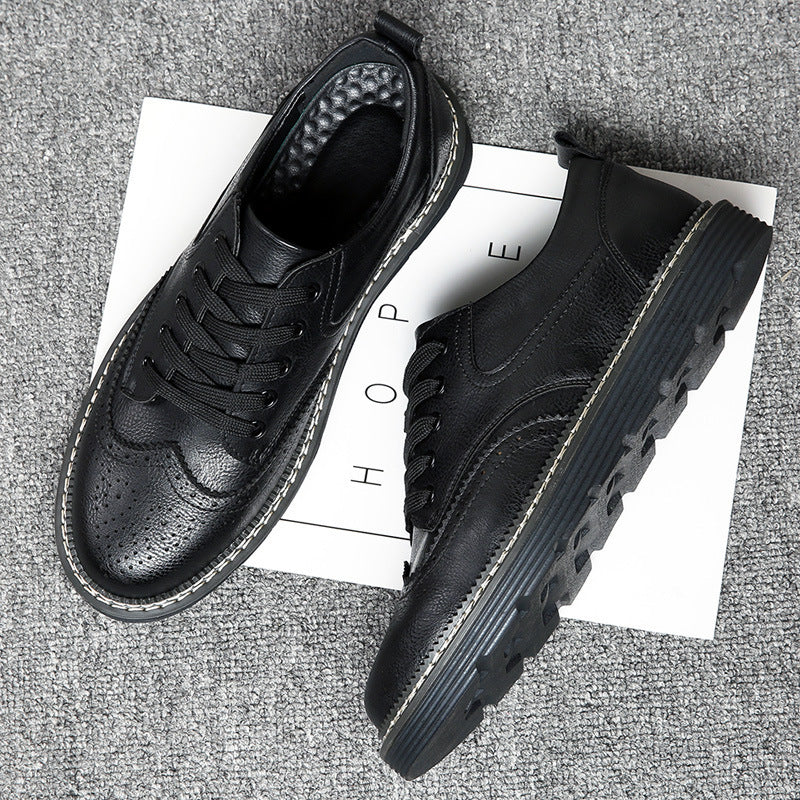 British Men's Business Casual Leather Shoes GO Buy