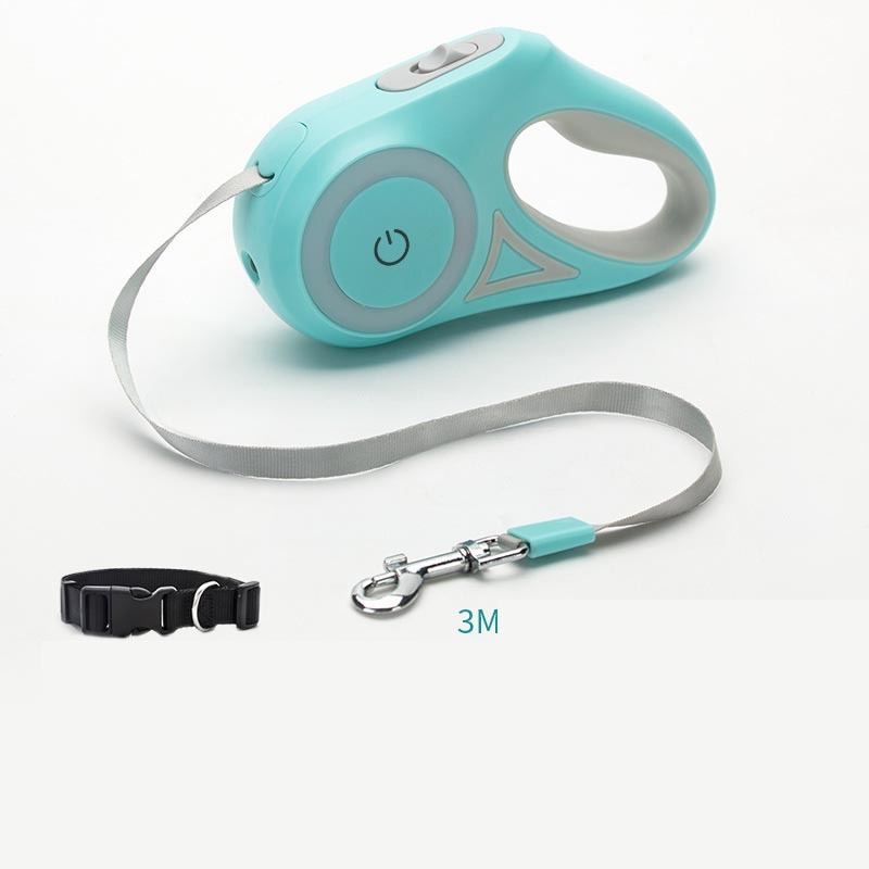 Dog Leash Retractable Leash And Dog Collar Spotlight Automatic Pet Dog Cat Traction Rope For Small Medium Dogs Pet Product Gobuy Fashion