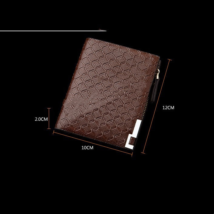 Multifunctional Zipper Business Youth Card Case Student Wallet GO Buy