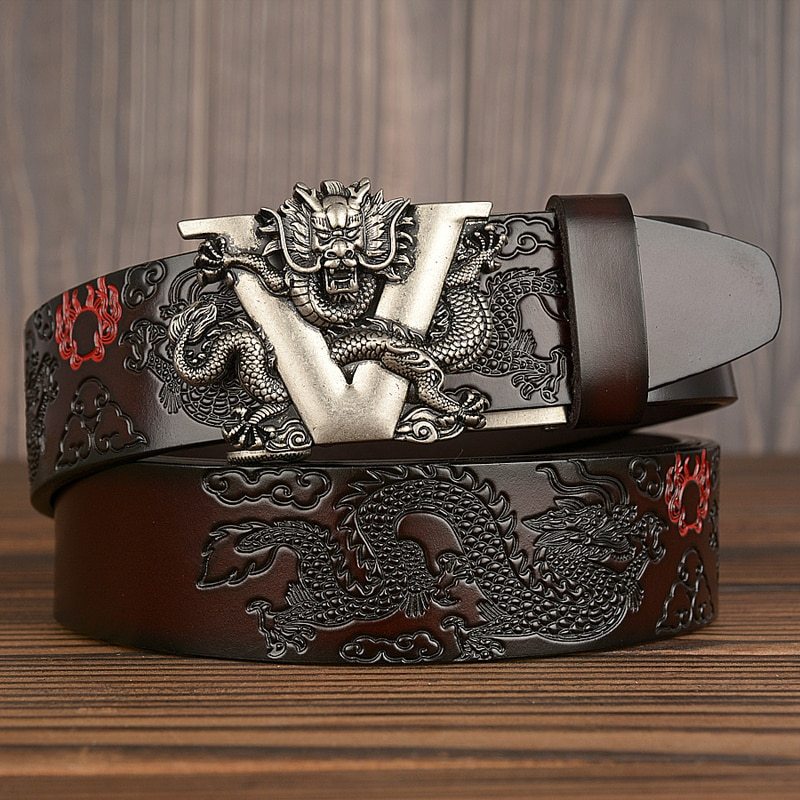 Men's leather belt GO Buy