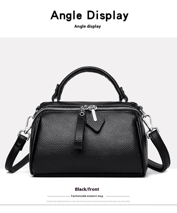 Leather Large Capacity Shoulder Crossbody Bag GO Buy