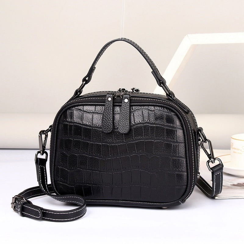 First Layer Cowhide Crossbody Handbag GO Buy