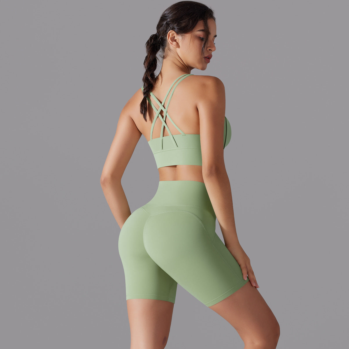 Beauty Back Cross Sports Underwear Fitness Yoga Wear Suit Gobuy Fashion