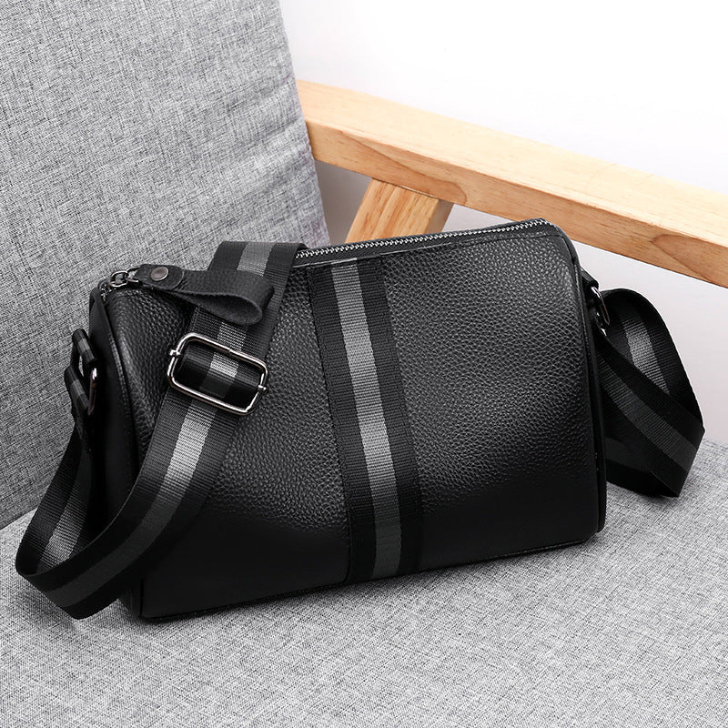 One-shoulder Crossbody Leather Large Capacity Bag GO Buy
