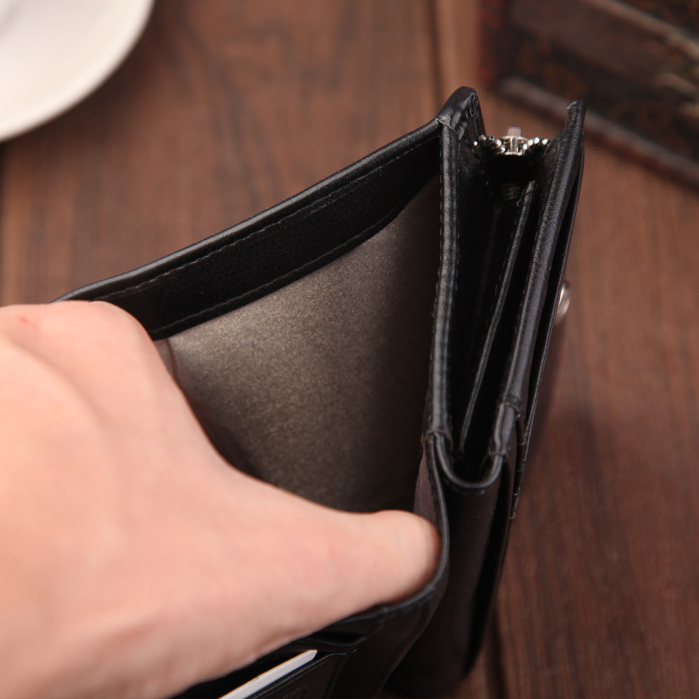 Men's Wallet Short Anti-demagnetization GO Buy