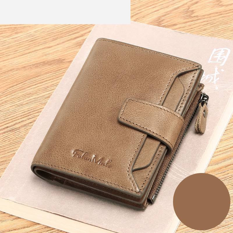 Men's Short Leather Fashion Casual Wallet GO Buy