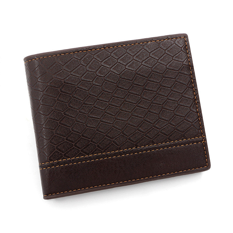 Men's Fashion Large Capacity Embossed Snake Pattern Wallet GO Buy