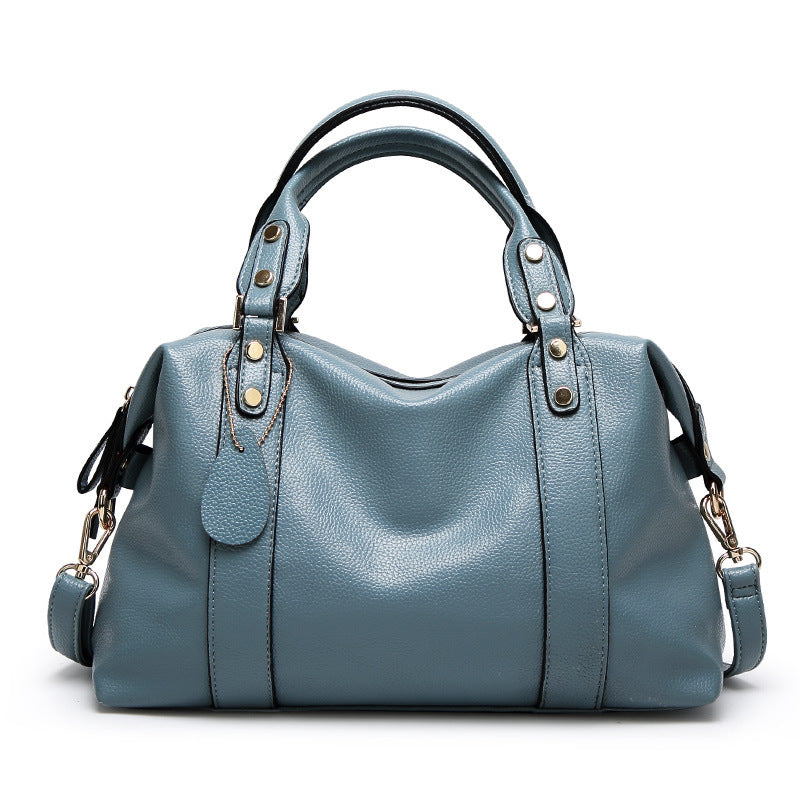 Fashion Boston Shoulder Bag Women's Handbags Retro Rivet Design Personalized Crossbody Bags GO Buy