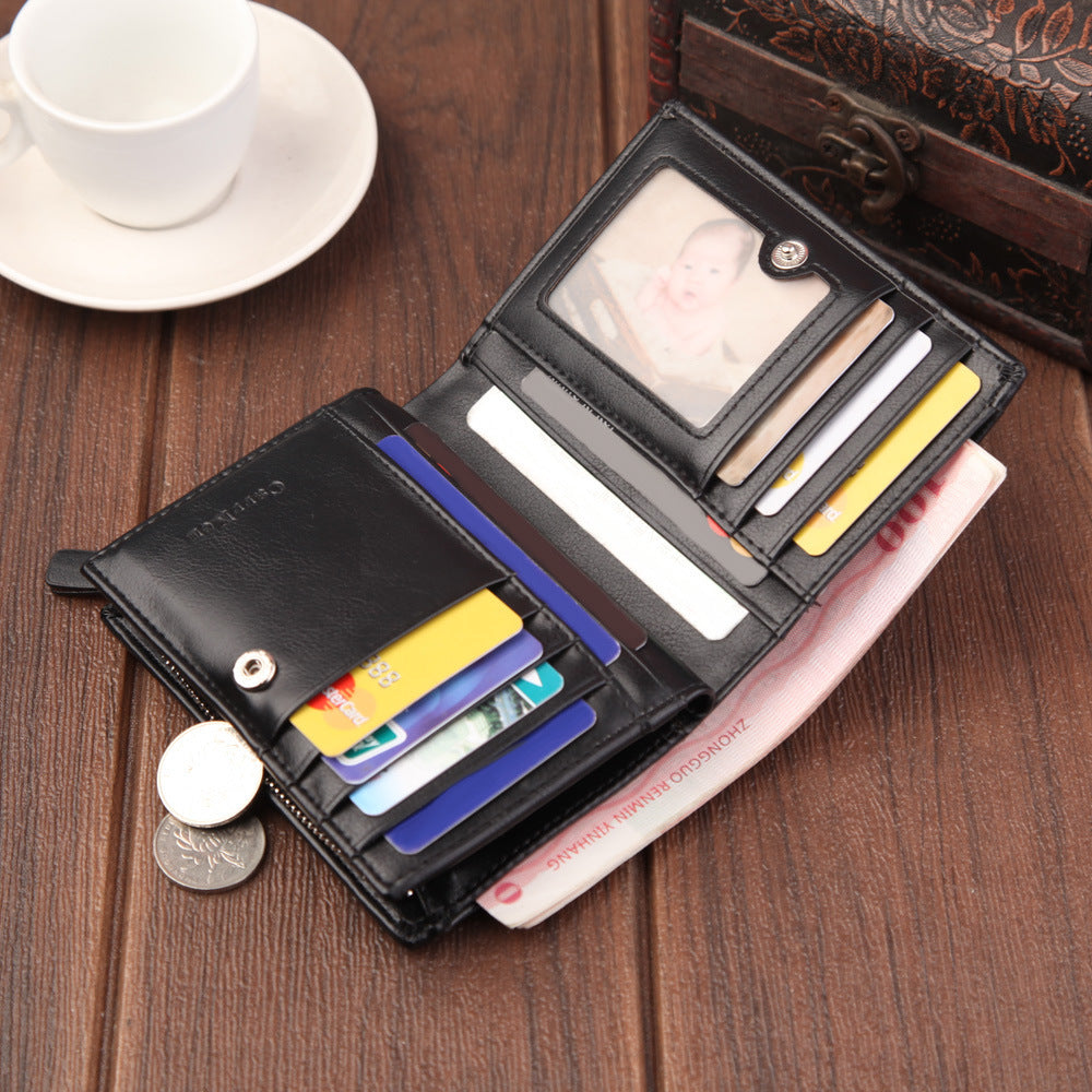 Men's Wallet Short Anti-demagnetization GO Buy