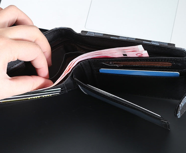 Men's Short Fashion Casual Wallet Fashion All-match Multi-function GO Buy