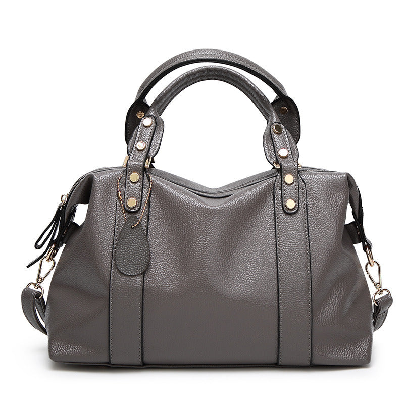 Fashion Boston Shoulder Bag Women's Handbags Retro Rivet Design Personalized Crossbody Bags GO Buy